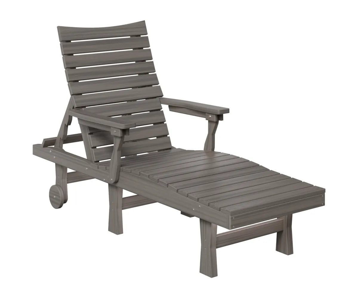 Berlin Gardens Bristol Chaise Lounge in Coastal Gray