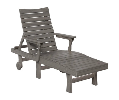 Berlin Gardens Bristol Chaise Lounge in Coastal Gray