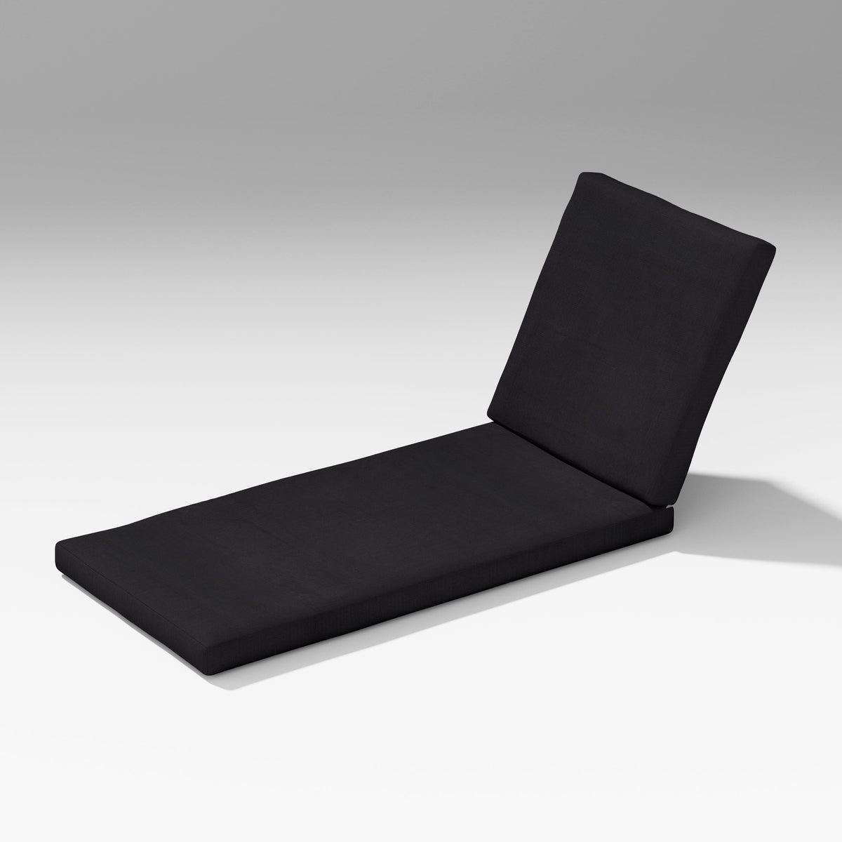 POLYWOOD PW Designer Series Latitude Chaise Lounge Full Cushion in Midnight Linen
