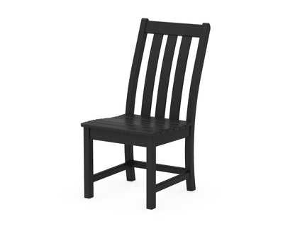 POLYWOOD Vineyard Dining Side Chair in Black