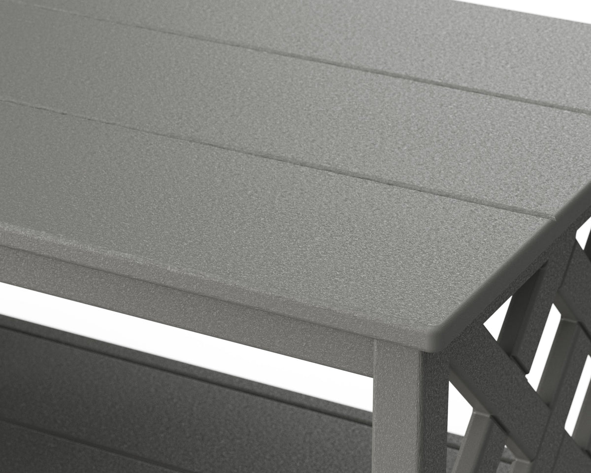 POLYWOOD Wovendale Coffee Table angle view