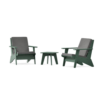 POLYWOOD Riviera Modern Lounge 3-Piece Set in Green