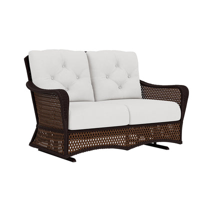 Lloyd Flanders Grand Traverse Loveseat Glider, lifestyle photo 1