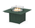 POLYWOOD Acadia Square 42" Fire Pit Table in Green