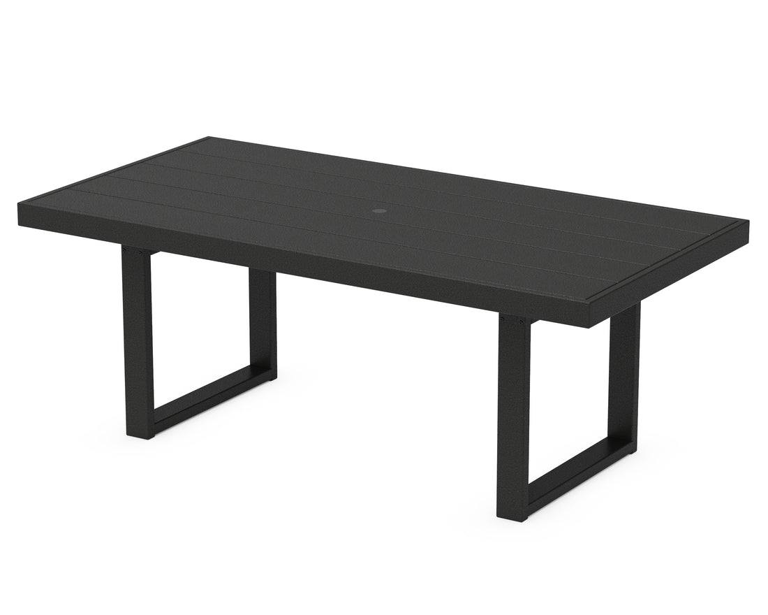 POLYWOOD EDGE 40" x 78" Dining Table in Black