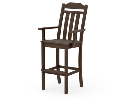 POLYWOOD Cottage Bar Arm Chair in Kona