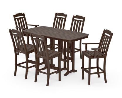 POLYWOOD Cottage 7-Piece Bar Set in Kona