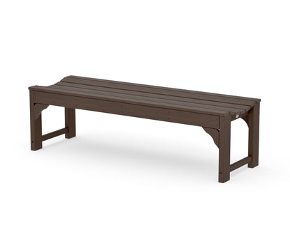 POLYWOOD Traditional Garden 60" Backless Bench in Kona
