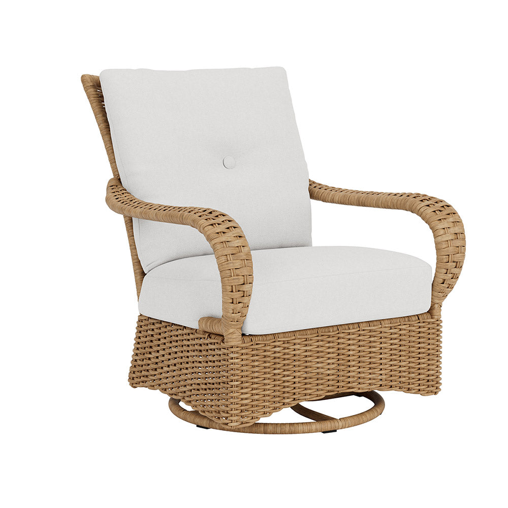 Lloyd Flanders Magnolia Swivel Glider Lounge Chair, lifestyle photo 1