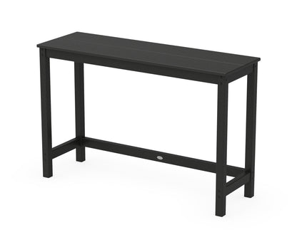 POLYWOOD Studio Balcony Counter Table in Black