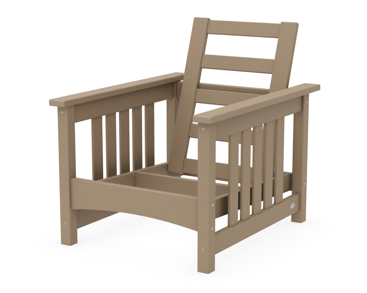 POLYWOOD Club Mission Chair Frame in Vintage Sahara
