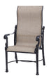 Gensun Florence Sling High Back Dining Chair in Carbon
