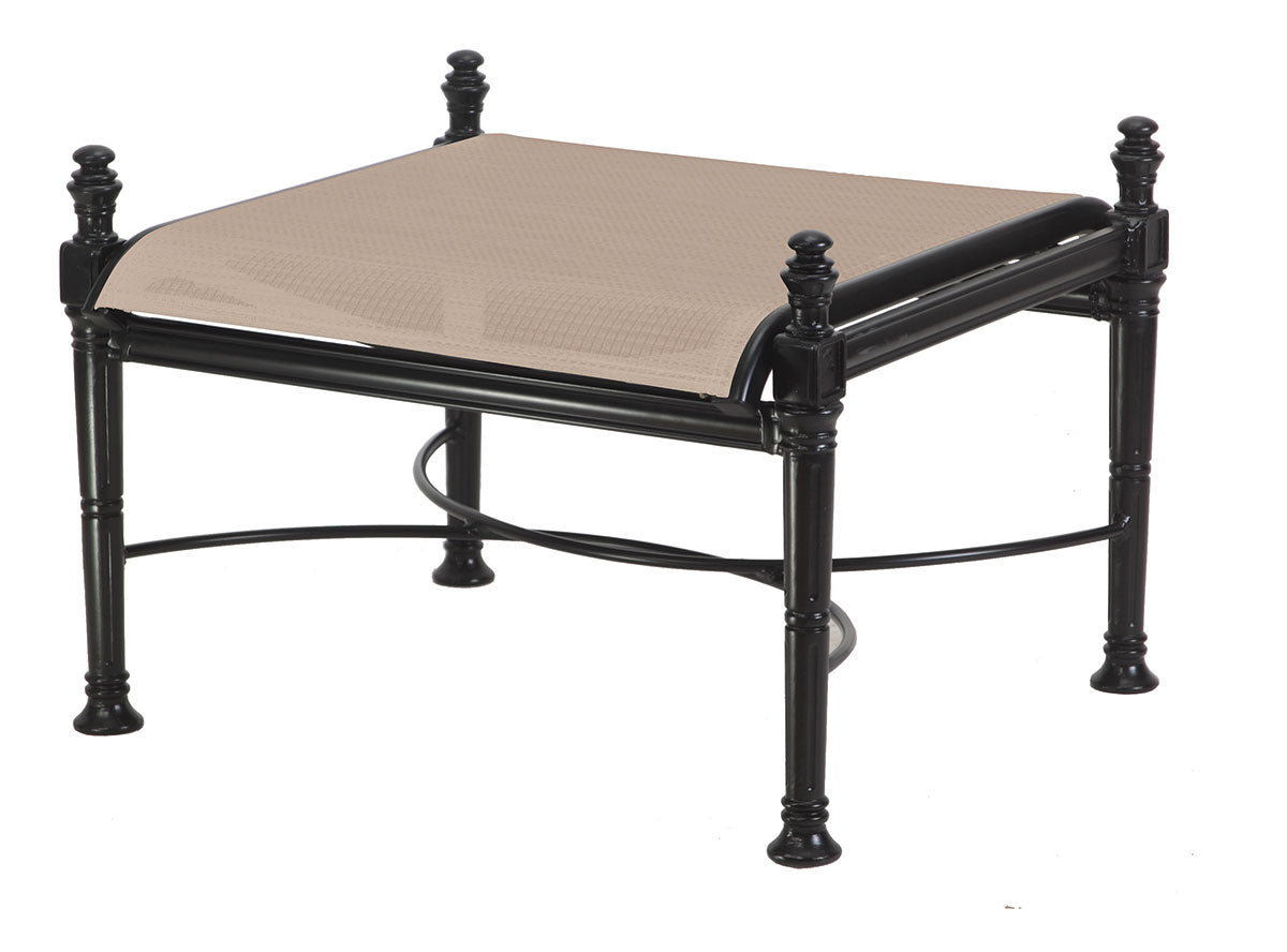 Gensun Florence Sling Ottoman in Carbon