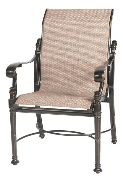 Gensun Florence Sling Standard Back Dining Chair in Carbon