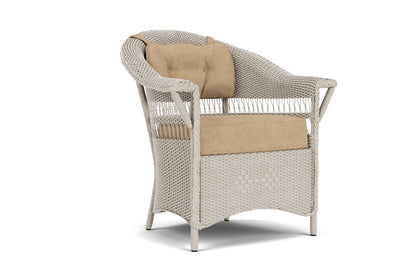 Lloyd Flanders Nantucket Dining Set in Linen with Hayden Sand fabric, view 2
