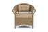 Lloyd Flanders Nantucket Dining Set in Fawn with Hayden Sand fabric