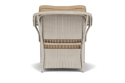 Lloyd Flanders Nantucket Lounge Chair in Linen with Hayden Sand fabric, view 7