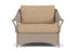 Lloyd Flanders Nantucket Chair and a Half in French Beige with Hayden Sand fabric