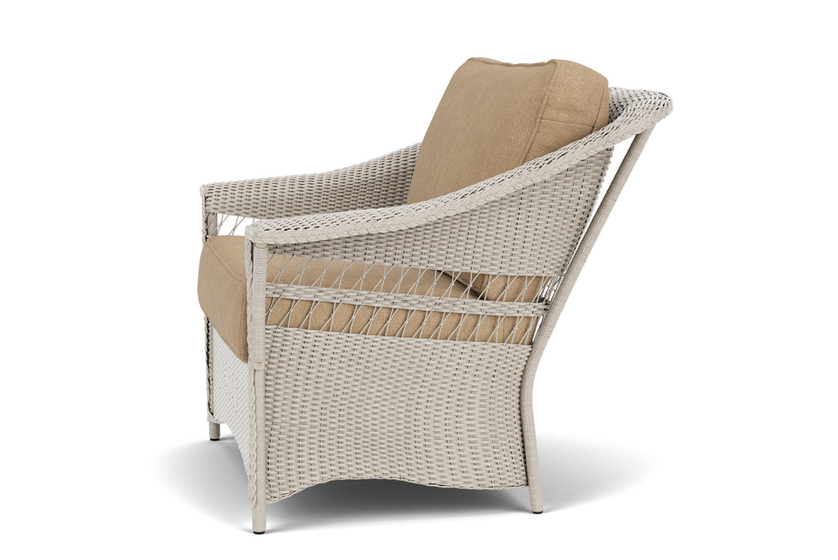 Lloyd Flanders Nantucket Chair and a Half in Linen with Hayden Sand fabric, view 9