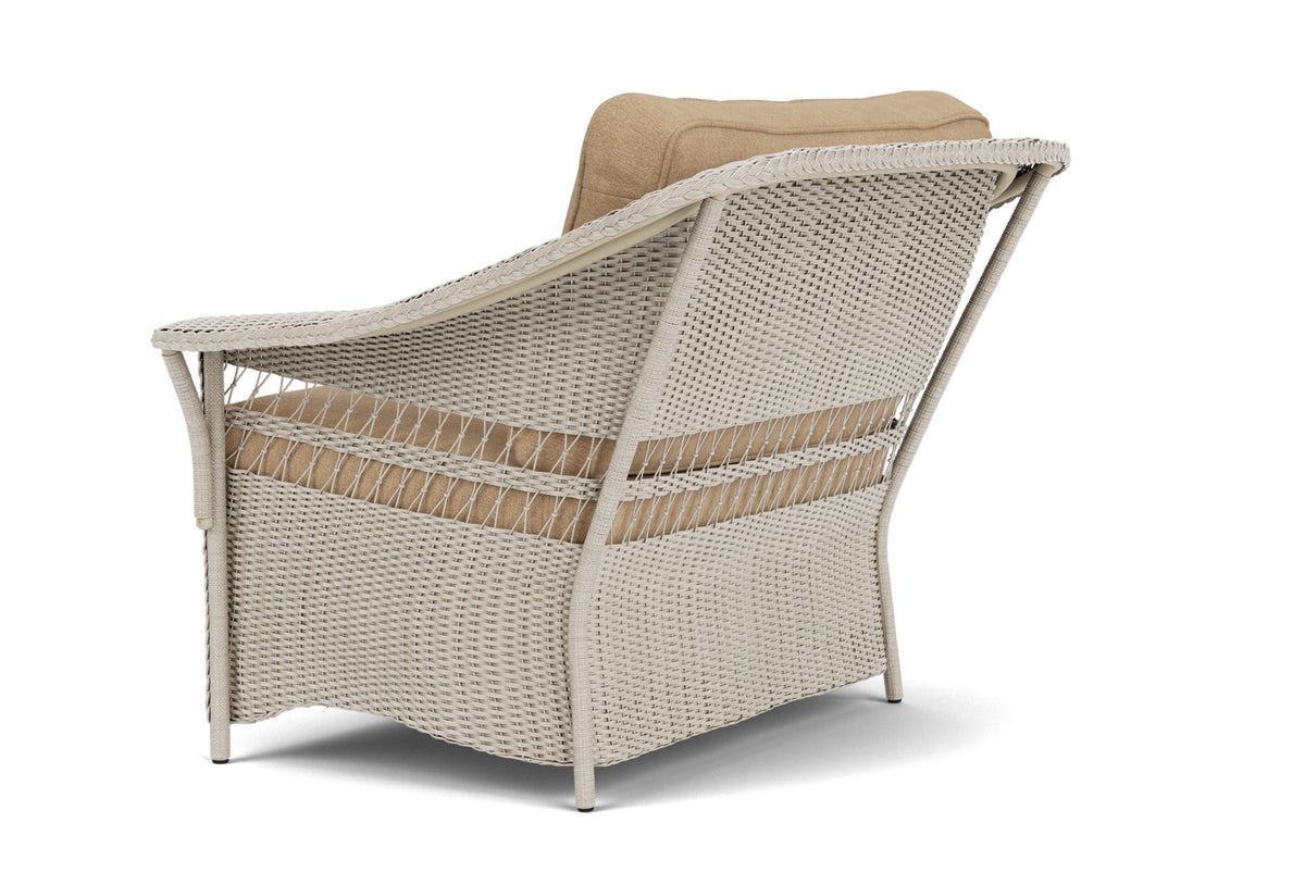 Lloyd Flanders Nantucket Chair and a Half in Linen with Hayden Sand fabric, view 8