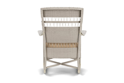Lloyd Flanders Nantucket Porch Rocker in Linen with Hayden Sand fabric, view 7