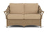 Lloyd Flanders Nantucket Loveseat in Fawn with Hayden Sand fabric