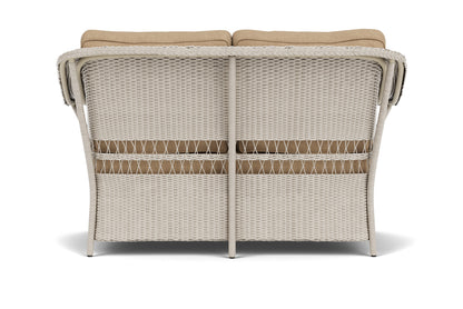 Lloyd Flanders Nantucket Loveseat in Linen with Hayden Sand fabric, view 7