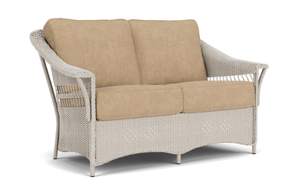 Lloyd Flanders Nantucket Loveseat in Linen with Hayden Sand fabric, view 2
