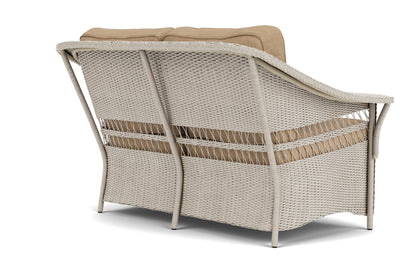Lloyd Flanders Nantucket Loveseat in Linen with Hayden Sand fabric, view 6