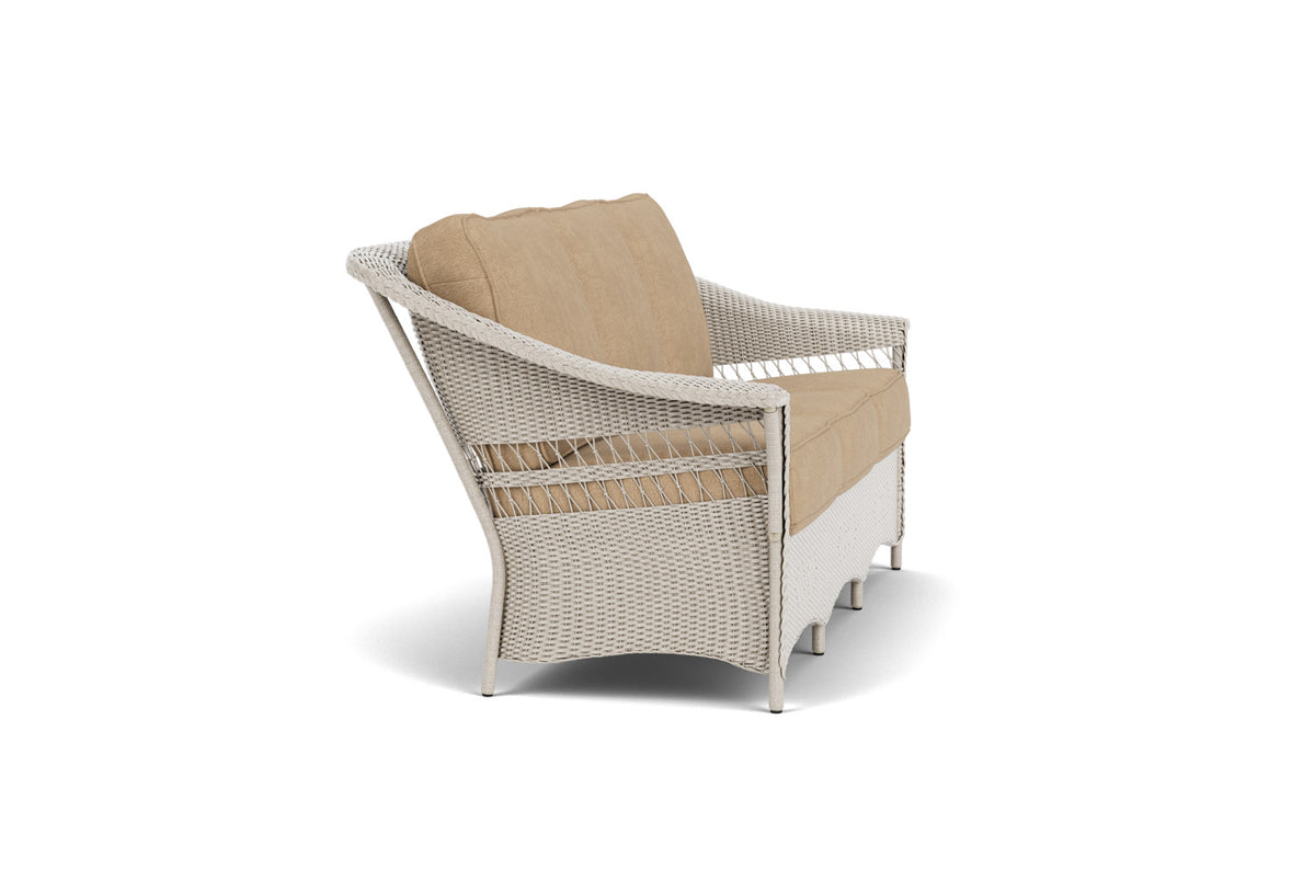 Lloyd Flanders Nantucket Sofa in Linen with Hayden Sand fabric, view 4