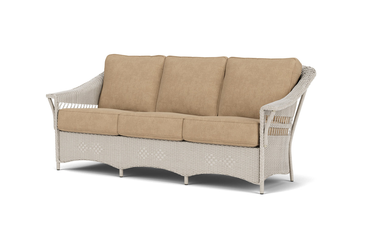 Lloyd Flanders Nantucket Living Room Set in Linen with Hayden Sand fabric, view 10