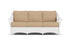 Lloyd Flanders Nantucket Sofa in White with Hayden Sand fabric
