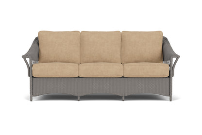 Lloyd Flanders Nantucket Living Room Set in Pewter with Hayden Sand fabric