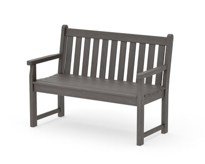 POLYWOOD Traditional Garden 48" Bench in Driftwood