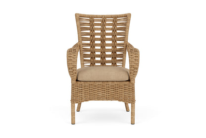 Lloyd Flanders Magnolia Dining Set with Hayden Sand fabric