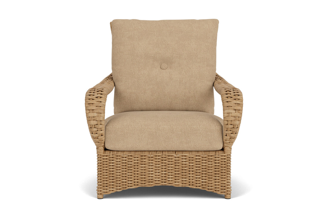 Lloyd Flanders Magnolia Lounge Chair with Hayden Sand fabric