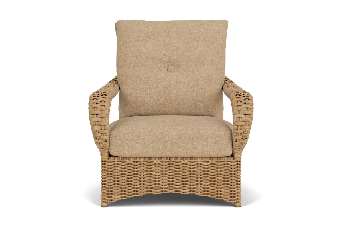 Lloyd Flanders Magnolia Lounge Chair with Hayden Sand fabric