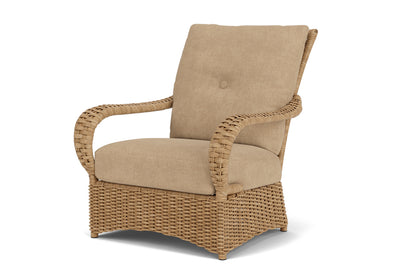 Lloyd Flanders Magnolia Lounge Chair with Hayden Sand fabric, view 10
