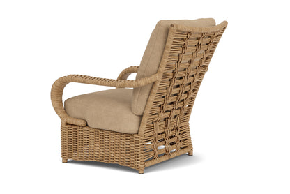 Lloyd Flanders Magnolia Lounge Chair with Hayden Sand fabric, view 8