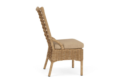 Lloyd Flanders Magnolia Armless Dining Chair with Hayden Sand fabric, view 5