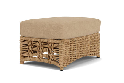 Lloyd Flanders Magnolia Ottoman with Hayden Sand fabric, view 8