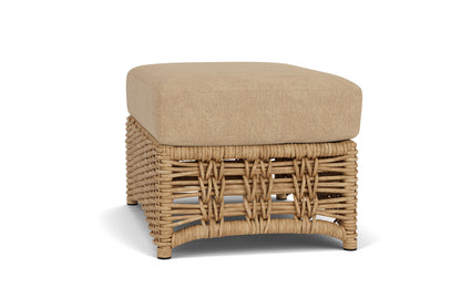 Lloyd Flanders Magnolia Ottoman with Hayden Sand fabric, view 9