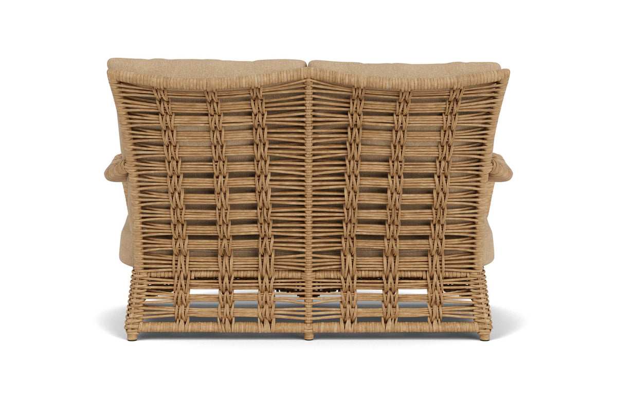 Lloyd Flanders Magnolia Loveseat with Hayden Sand fabric, view 7