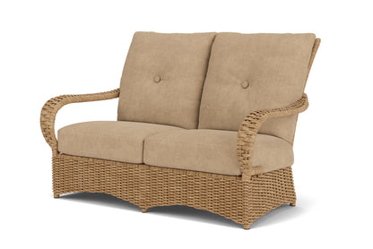 Lloyd Flanders Magnolia Loveseat with Hayden Sand fabric, view 10