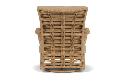 Lloyd Flanders Magnolia Swivel Glider Lounge Chair with Hayden Sand fabric, view 7