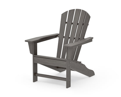 POLYWOOD Palm Coast Adirondack Chair in Driftwood