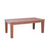 Lloyd Flanders Teak 45" Rectangular Tapered Leg Cocktail Table, lifestyle photo 1