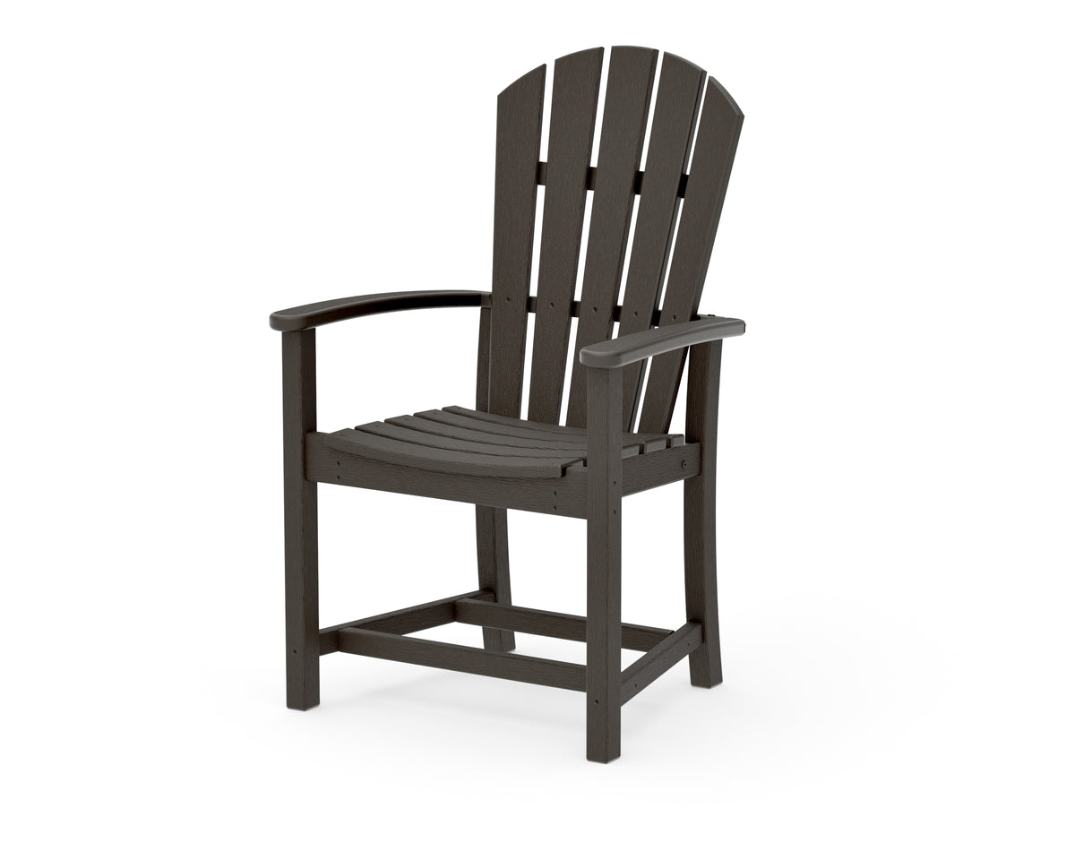 POLYWOOD Palm Coast Dining Chair in Vintage Coffee