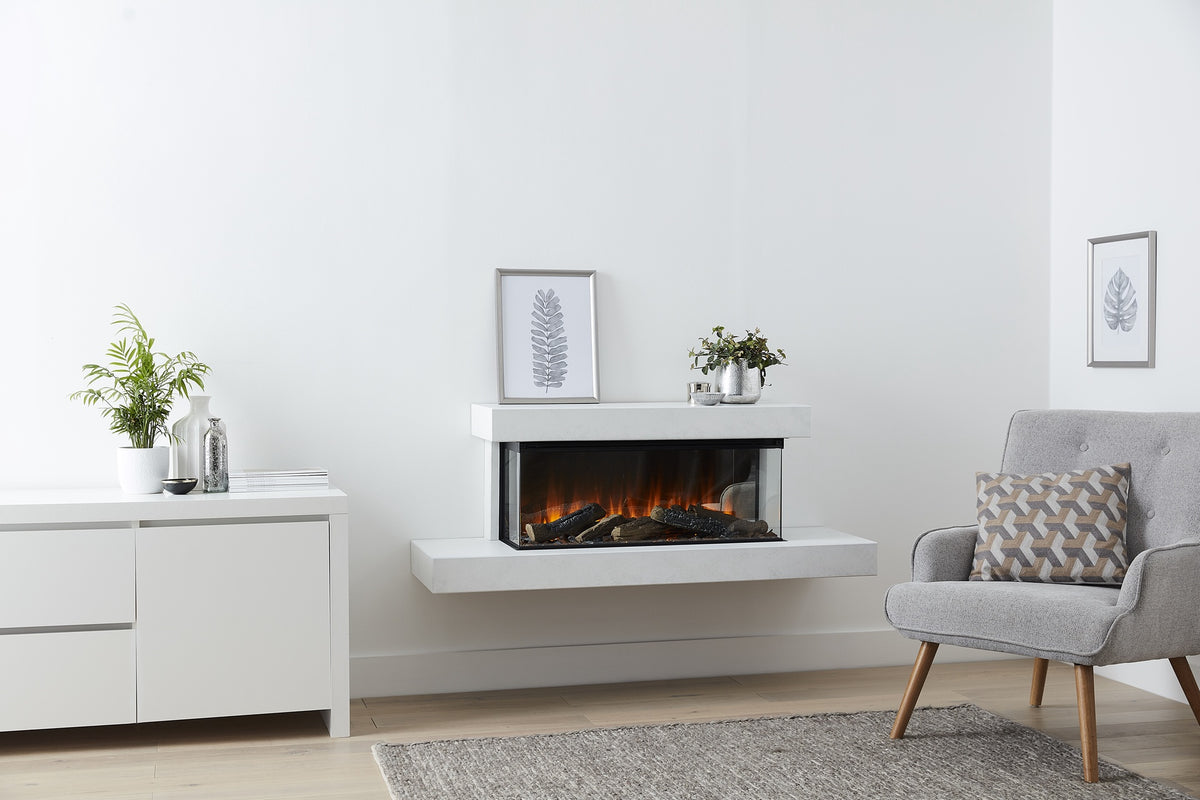 British Fires Brockenhurst Electric Fireplace Suite