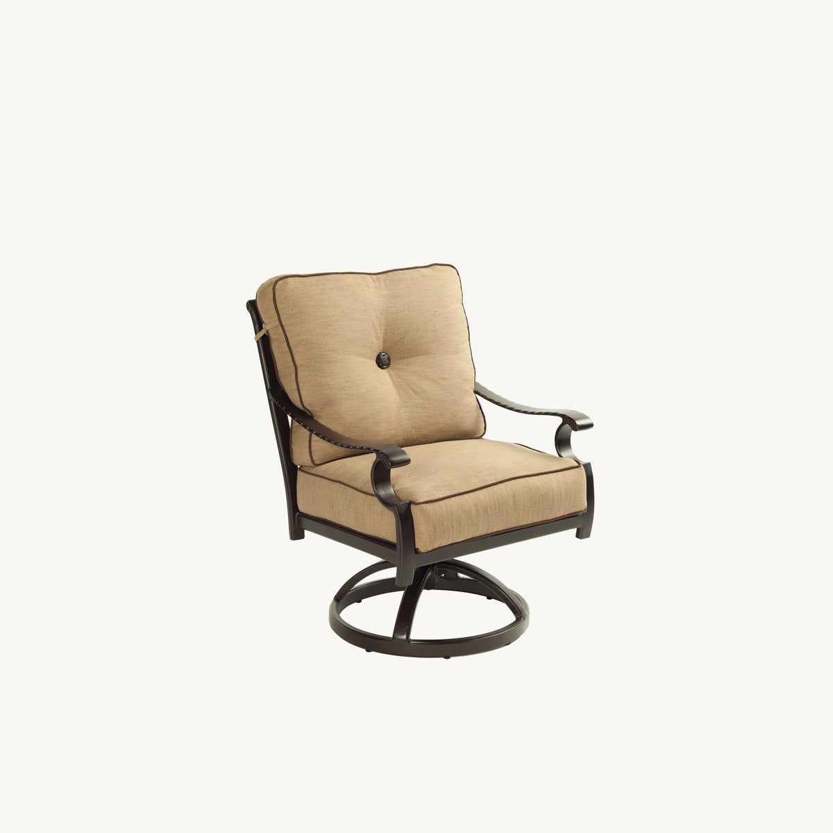 Castelle Monterey Cushioned Swivel Rocker, view 2